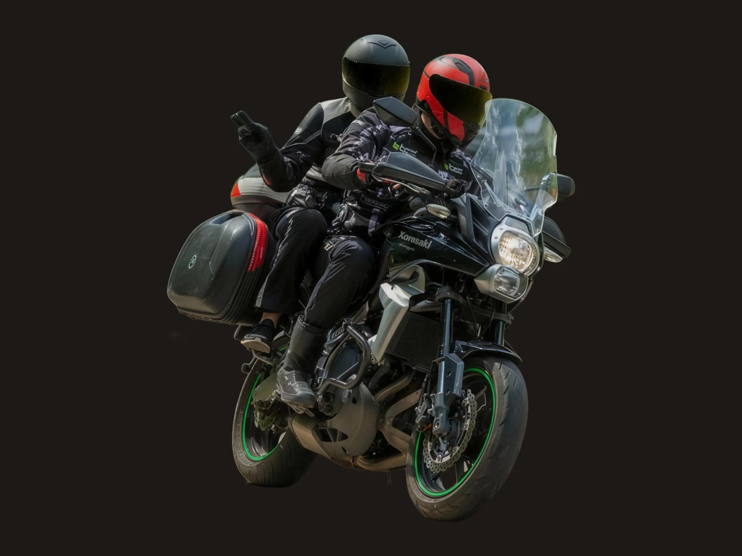 Kawasaki Versys 650 két utassal