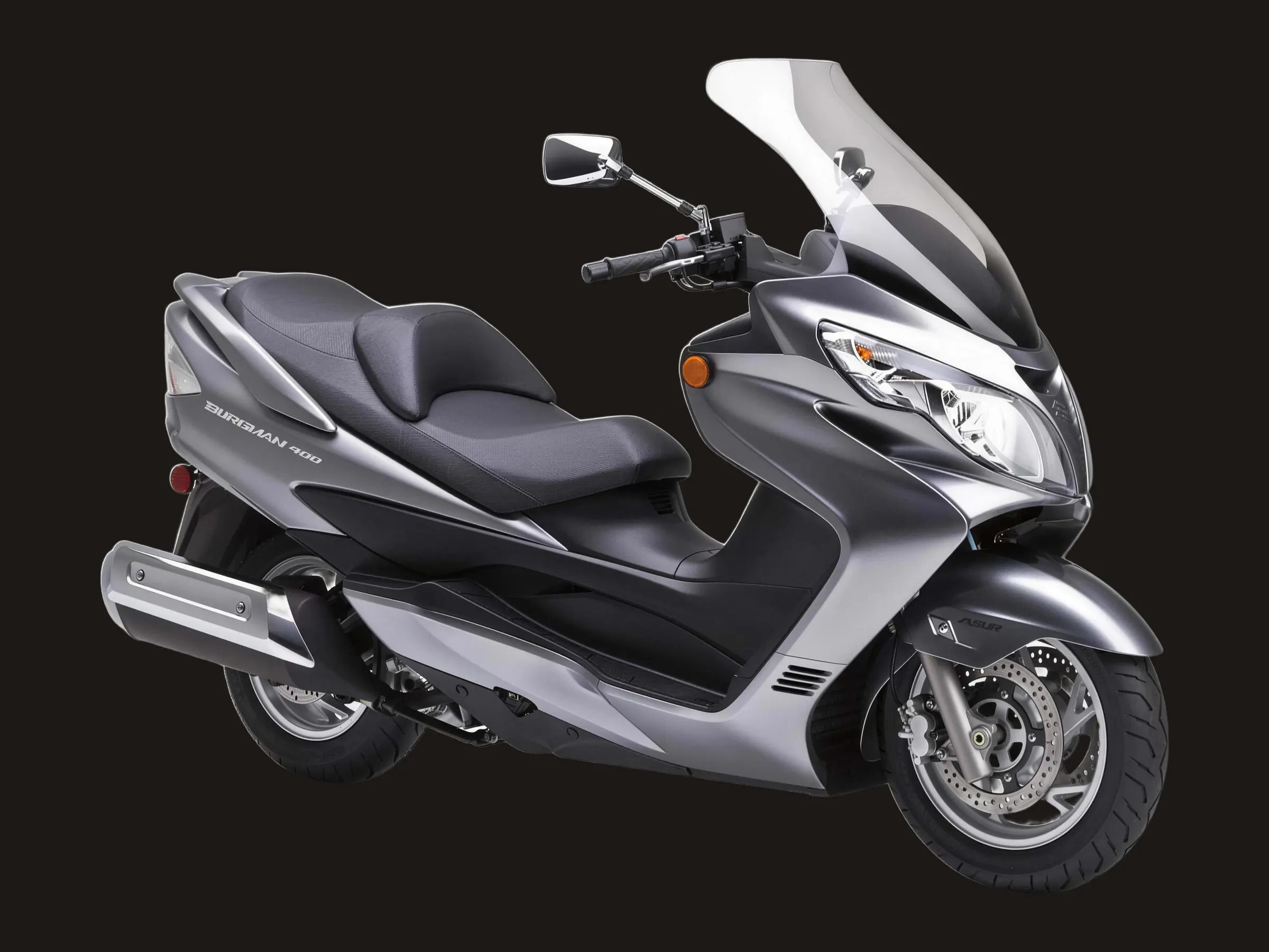Suzuki Burgman 400 robogó oldalnézetből